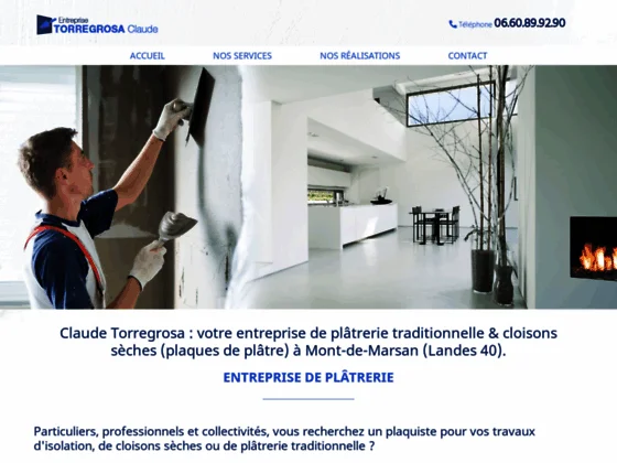 plâtrerie traditionnelle & cloisons sèches