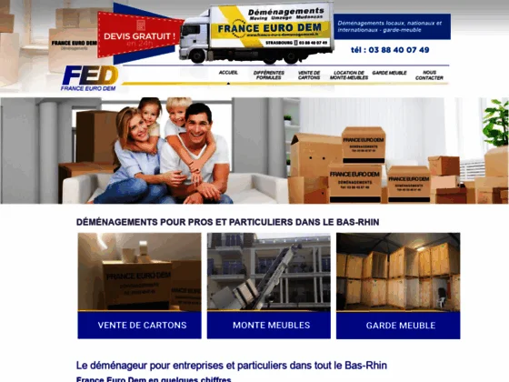  Déménageur pour entreprises et particulier dans le Bas-Rhin