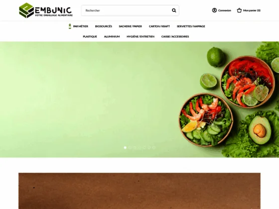 Fournisseur d’emballages alimentaires pour professionnel: Embunic