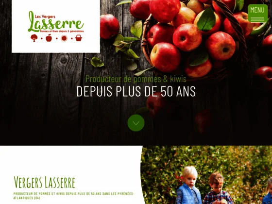 vente de pommes et de kiwi dans le 64