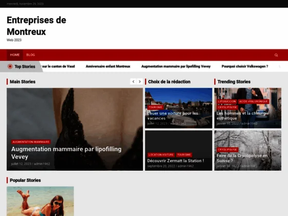 Boutique de mode à Montreux