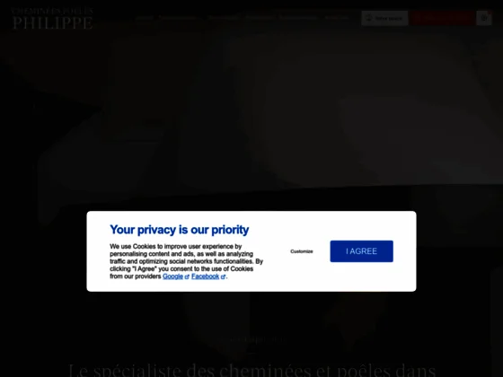 Cheminée poêle philippe longueil/annel 