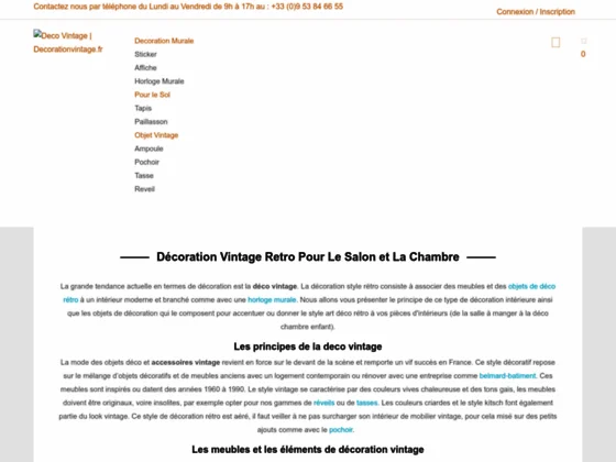 Décoration Vintage