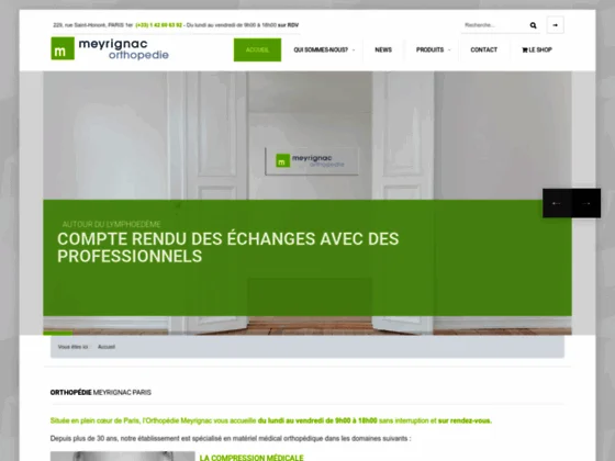 Orthopédie Meyrignac Paris
