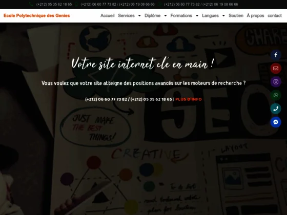 Agence web Fès : Competence Center | Conception site web, référencement web, formation et certificat