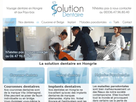 Solution dentaire : Votre dentiste en Hongrie