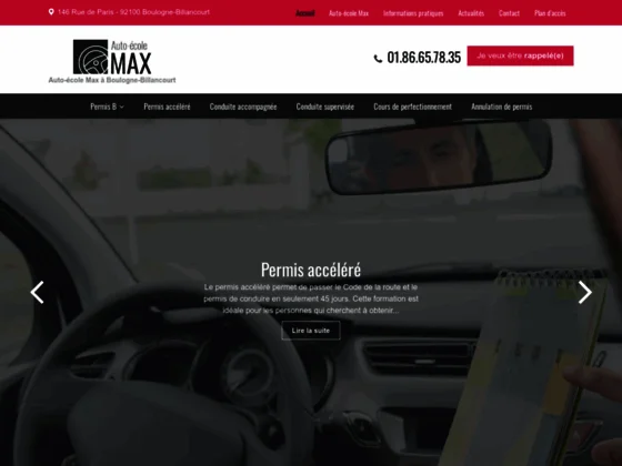 Formule permis accéléré à Boulogne-Billancourt