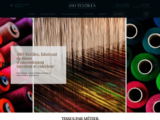 Tissus professionnels anti feu