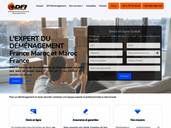 demenagement maroc