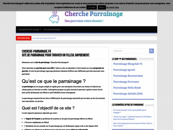Découvrez Cherche Parrainage 