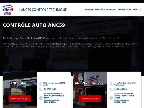 Trouver un centre de contrôle technique à Valenciennes