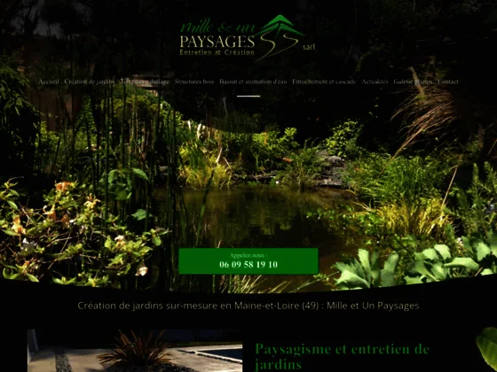 Mille et Un Paysages : paysagiste, création de jardin & aménagement extérieur