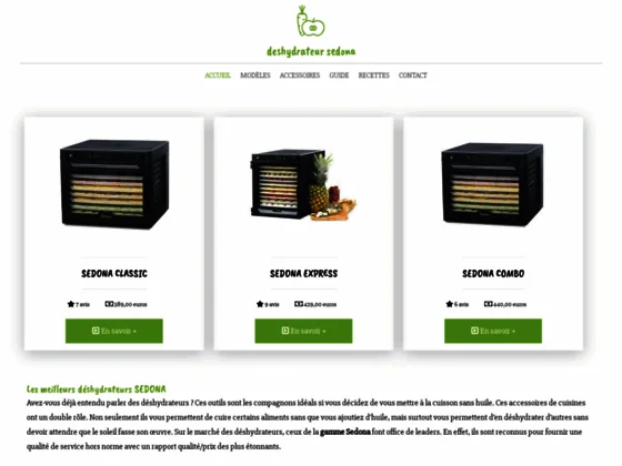 Déshydrateur alimentaire SEDONA