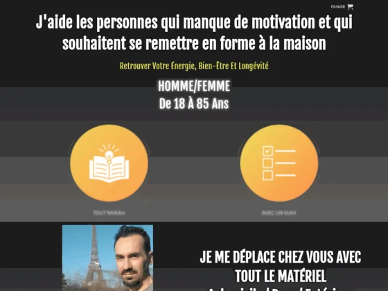 Coach sportif à domicile Paris