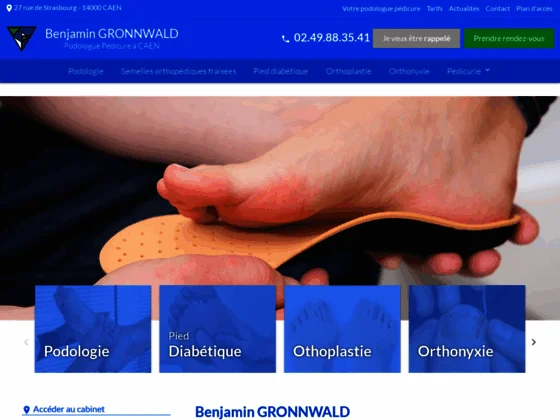 Pédicure-Podologue Caen - Benjamin Gronnwald