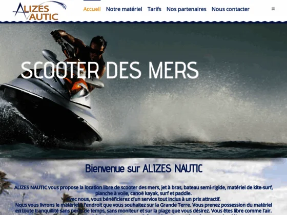 Location de scooters des mers et bateaux en Gualoupe