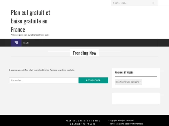 Plan cul gratuit en France