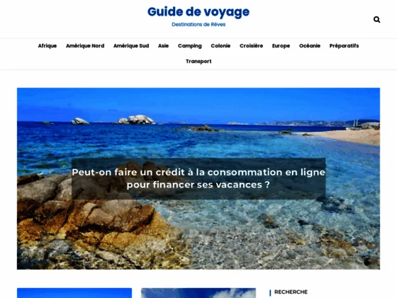 Guide de Voyages : Destinations de Reves
