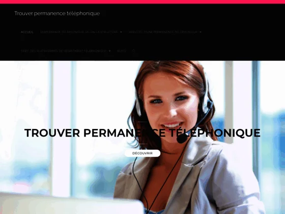 Trouver permanence téléphonique