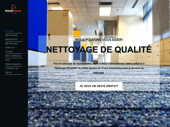 Nettoyage de moquette à Paris