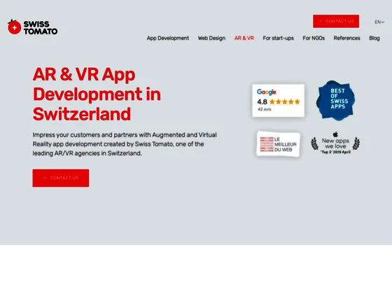 Fournisseur suisse de solutions VR et RA