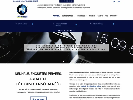 Personnes disparues Suisse - Neuhaus Enquêtes Privées