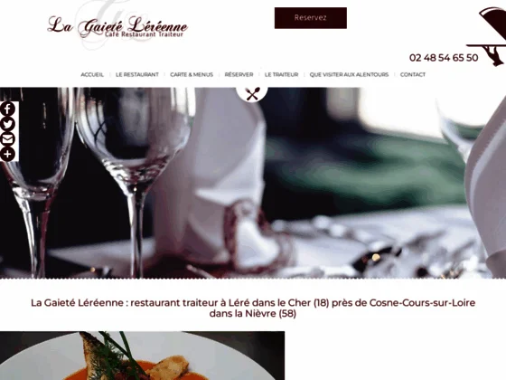 La Gaieté Léréenne : restaurant traiteur& cuisine française traditionnelle à Léré (18)