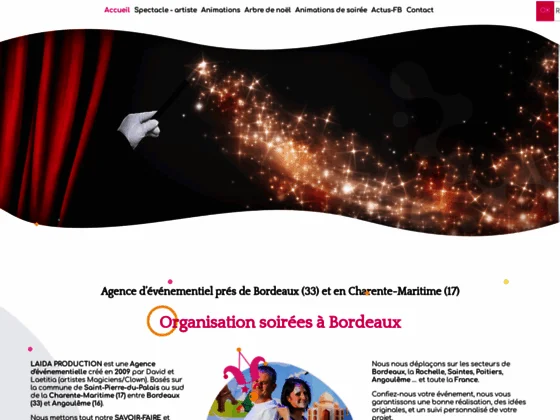 Laida Production : événements, spectacles & animations à Saint-Pierre-du-Palais (17)