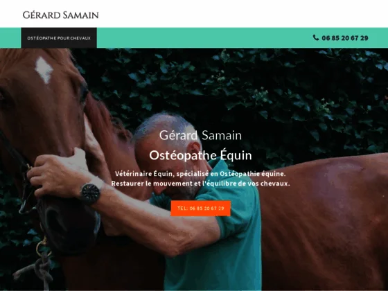 Gérard Samain - Ostéopathe Équin