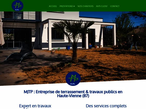 MJTP : entreprise de terrassement & assainissement à Aixe-sur-Vienne (87) 