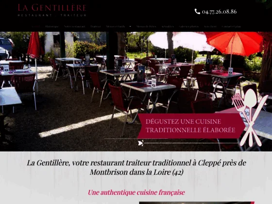La Gentillère : restaurant traiteur & plat à emporter à Cleppé dans la Loire (42) 