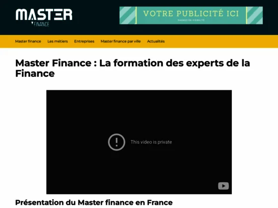 Master Finance Evry