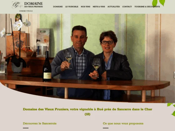 Domaine des Vieux Pruniers : viticulteur, vigneron & vente de vins à Bué près de Sancerre (18) 