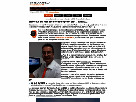 Gestion de projet ERP