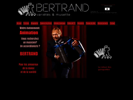 Accordéoniste en Suisse romande