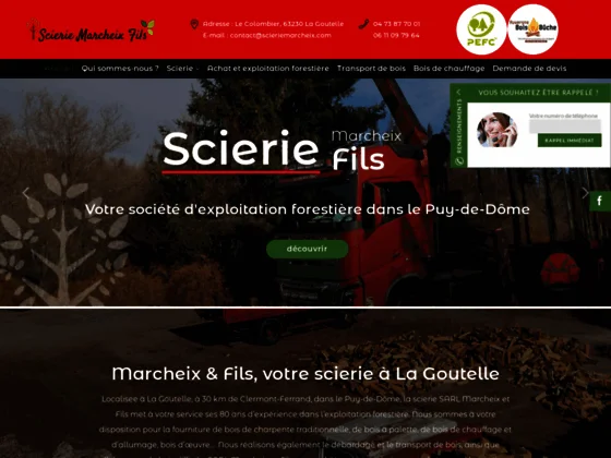 scierie SARL Marcheix et Fils