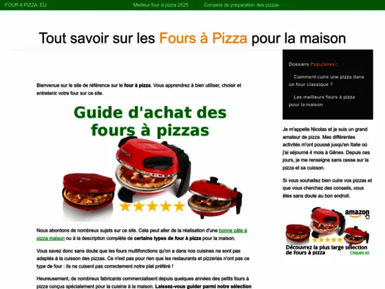Tout savoir sur les fours à pizzas