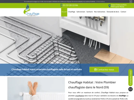 Plombier chauffagiste dans le 59