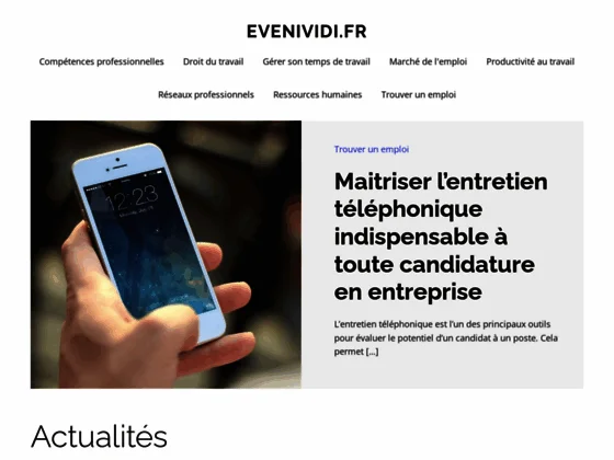 Cabinet E'Veni Vidi - Orientation scolaire et professionnelle