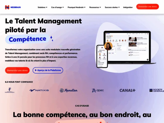 Accueil - NEOBRAIN - Intelligence Artificielle pour rapprocher candidats et entreprises