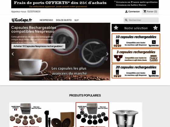 dosettes réutilisables Nespresso