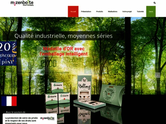 Emballage carton personnalisé, packaging produit - Mizenboite