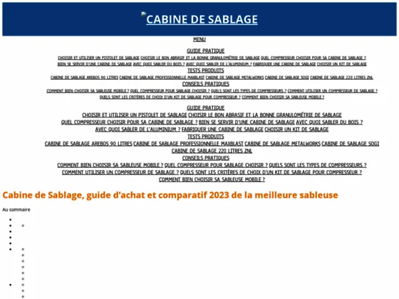 cabine-de-sablage.net 