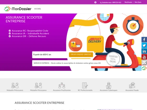 Assurance scooter entreprise