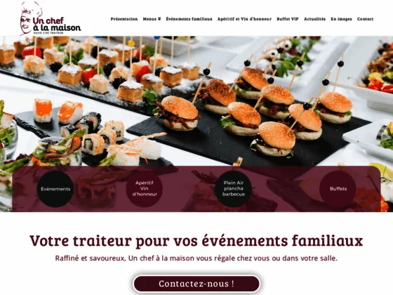 Un chef à la maison