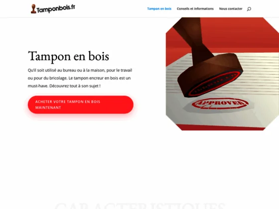 Obtenez votre tampon encreur personnalisé