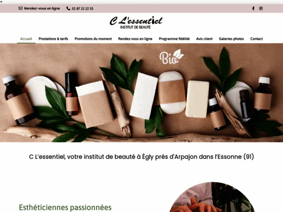 C L'essentiel : salon esthétique, cryothérapie, soin corps & visage à Égly | Essonne (91)