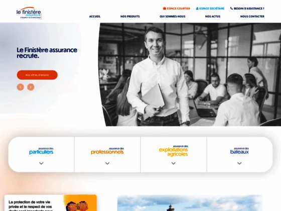 Le Finistère Assurance : Assureur du Grand Ouest basé à Quimper