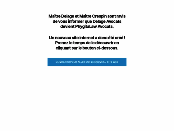 Cabinet d'Avocats Delage Crespin