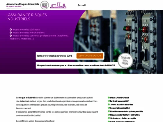 Assurance risques industriels